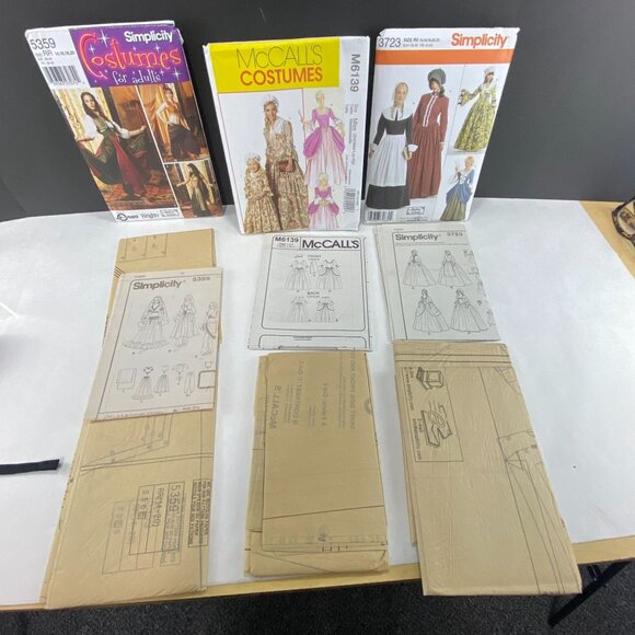 Adult Costume Sewing Patterns Lot of 3 - Picture 8 of 8